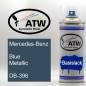 Preview: Mercedes-Benz, Blue Metallic, DB-396: 400ml Sprühdose, von ATW Autoteile West.